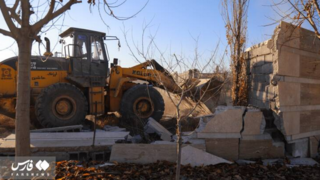 تخریب ۱۵۰ ویلای غیرمجاز در استان البرز با حکم قضایی تخریب ۱۵۰ ویلای غیرمجاز در استان البرز با حکم قضایی