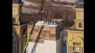 ساخت آدمبرفی ۱۹ متری در هاربین چین ساخت آدمبرفی ۱۹ متری در هاربین چین