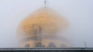 حرم سیده زینب(س) غرق در مه شد حرم سیده زینب(س) غرق در مه شد