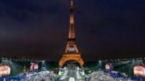 تصاویری از نورافشانی زیبای برج ایفل در مراسم افتتاحیه المپیک ۲۰۲۴